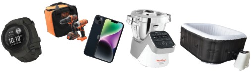 Exemples de cadeaux à gagner